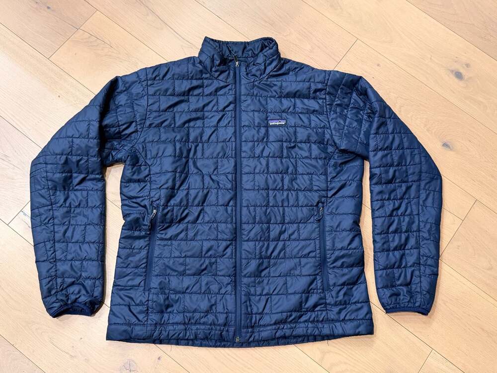Patagonia Men's XL Nano Puff Full-Zip Insulated Jacket Navy Blue
